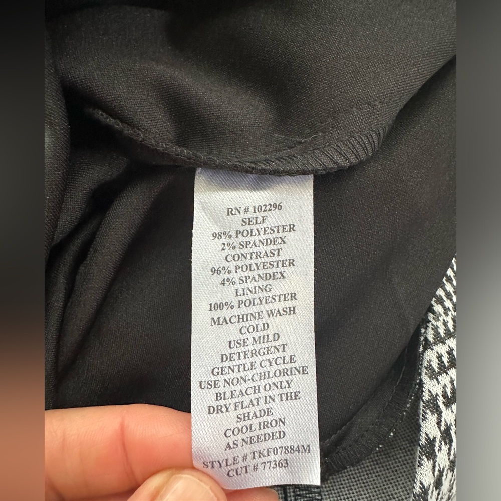 Connected Apparel Black Midi Dress Size 12 - Picture 6 of 10